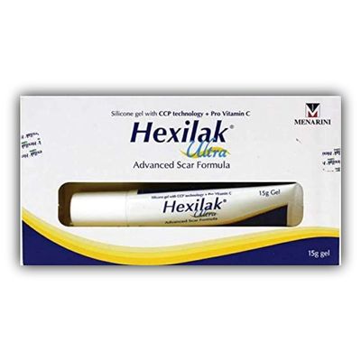 HEXI-LAK ULTRA GEL 15 gm (ADVANCED SCAR FORMULA) SD