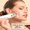 2-in-1 Eyebrow Trimmer for Women - Facial Hair Remover Machine For Women - Face,Upper Lips,Cheek, Chin and Nose Hair Remover, USB RECHARGEABLE Epilator With Ring Light view 3