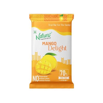 Naturo Mango Delight fruit Bar (Pack of 4) 280g