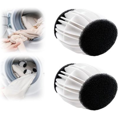 2PCS Washing Machine Balls for Clothes, 2-in-1 Laundry Balls for Washing Machine, Prevent Fabric Tangling and Enhance Cleaning, Reusable Washing Balls for Top Load Washing Machine