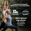 Foodstrong Seniors Protein Powder| Vanilla | 15G Protein, 2B CFU Probiotics, Low Sodium, No Added Sugar | For Muscle Retention & Easy Digestion | 400G (8 Servings) view 2