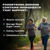 Foodstrong Seniors Protein Powder| Vanilla | 15G Protein, 2B CFU Probiotics, Low Sodium, No Added Sugar | For Muscle Retention & Easy Digestion | 400G (8 Servings) view 3