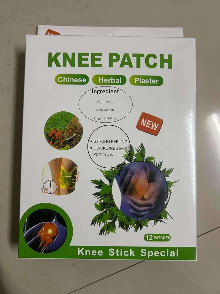 Mahi's |Herbal Knee Pain Relief Patches 10 Pcs Arthritis Inflammation Patch Sticker|Instant Relief from Pain|Joint Knee Pain Relief Products Natural Wormwood Extract Patch For Knees (10 count)
