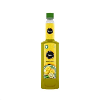 Tea Planet Yuzu Syrup 700 ml  Japanese Citrus-Flavoured Beverage Concentrate for Mocktails, Iced Teas, Lemonades & Sparkling Drinks  Caf-Grade Syrup for Home & Professional Use (700ML, Yuzu)