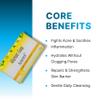 Acnerex Allantoin Acne Care Soap - Fights Acne, Soothes Inflammation & Hydrates | 75g view 4
