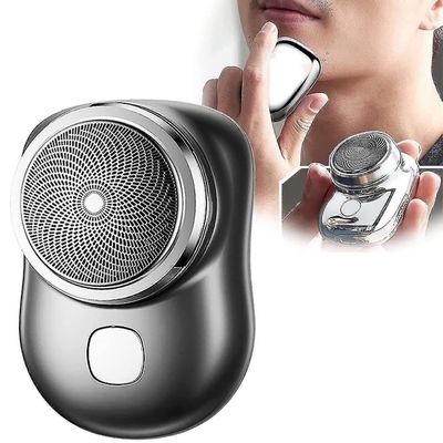 TrendsBaskets Mini Shaver for Men & Women | USB Rechargeable Pocket Electric Shaver | Travel-Friendly Beard & Facial Hair Remover | Portable Grooming Razor for Smooth Shave