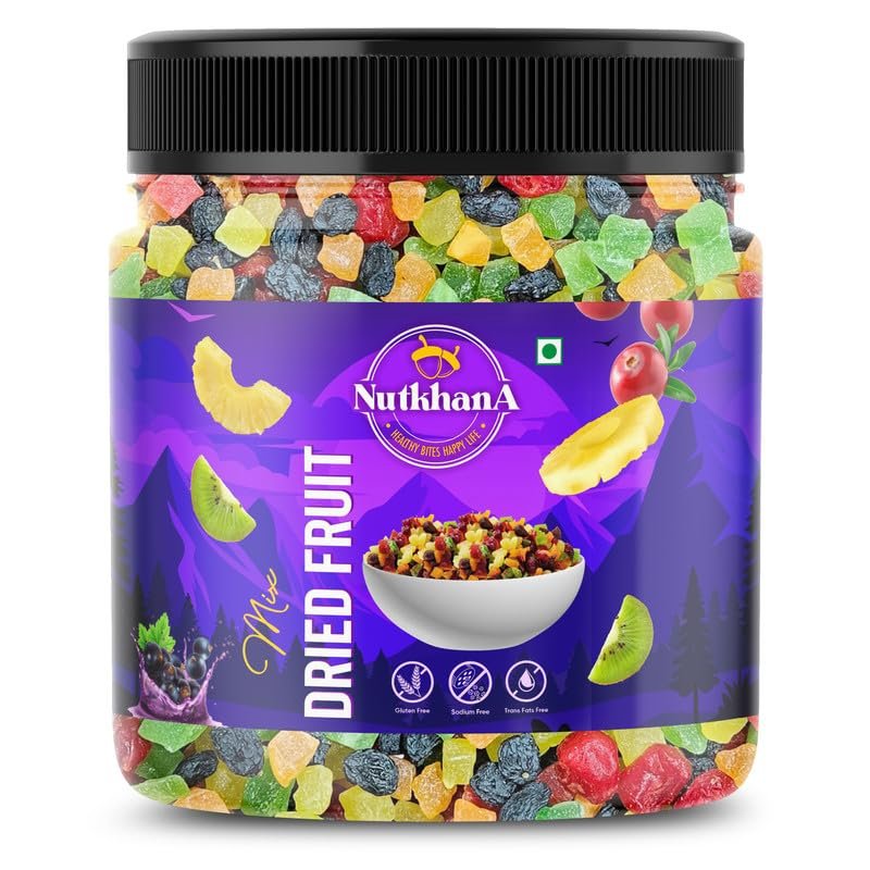 Nut khana Sugar Coated Jelly Candy 400 gm | Mix Fruits Jelly/Soft Chewy Fruit Candy | Juicy Jellies Toffee