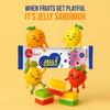 Shadani Jelly Sandwich Box 800g  Pack of 20 Bites | Fruity Two-Flavor Jelly Sandwiches | Fun & Tasty Assorted Jellies | Ideal for Kids & Parties view 2