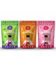 CRAVINO Roasted Makhana Combo  Pudina, Tandoori & Salt & Pepper Flavours | Minty, Spicy & Classic Fox Nuts | Protein-Rich, Antioxidant Packed, Zero Cholesterol Snack | 50g x 3 Pack view 1