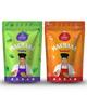 CRAVINO Roasted Makhana Combo  Pudina & Tandoori Flavours | Mint Fresh & Spicy Fox Nuts | Protein-Rich, Antioxidant Packed, Zero Cholesterol, Healthy Snack | 50g x 2 Pack view 1