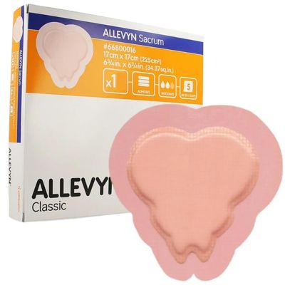 Allevyn Sacrum 17cm x 17cm (Pack of 3), Advanced Hydrocellular Foam Dressing for Bed Sores, Wound Healing & Pressure Ulcer Protection