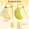Cots and Cuddles Banana Shape Toothbrush Holder with Silicone Toothpaste Holder for Kids | BPA-Free, Dustproof & Travel-Friendly Toothbrush Caps | Cute Bathroom Organizer for Toddlers & Children 1pc view 4