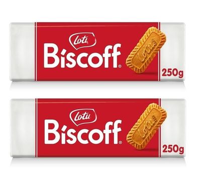 Lotus Biscof Biscuit Caramelized Biscuit Cookies 250g Each Pack Of 2 (Imported)
