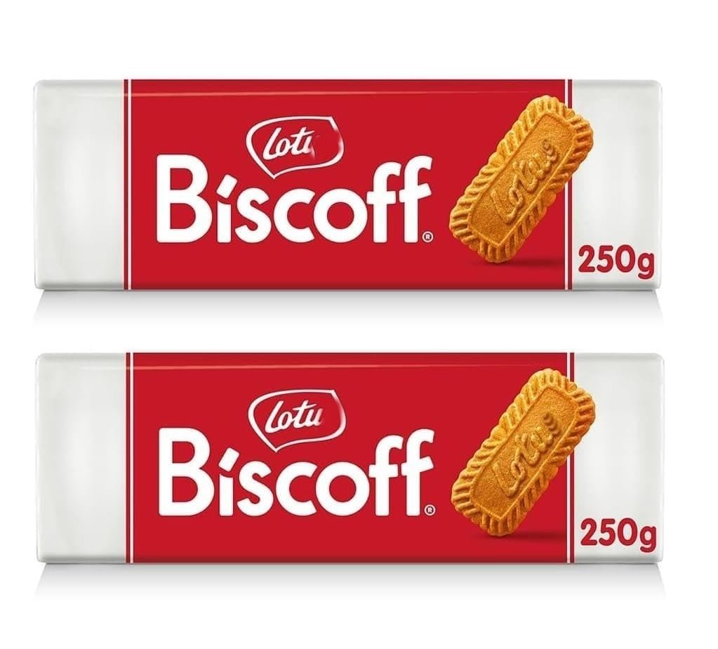 Lotus Biscof Biscuit Caramelized Biscuit Cookies 250g Each Pack Of 2 (Imported)
