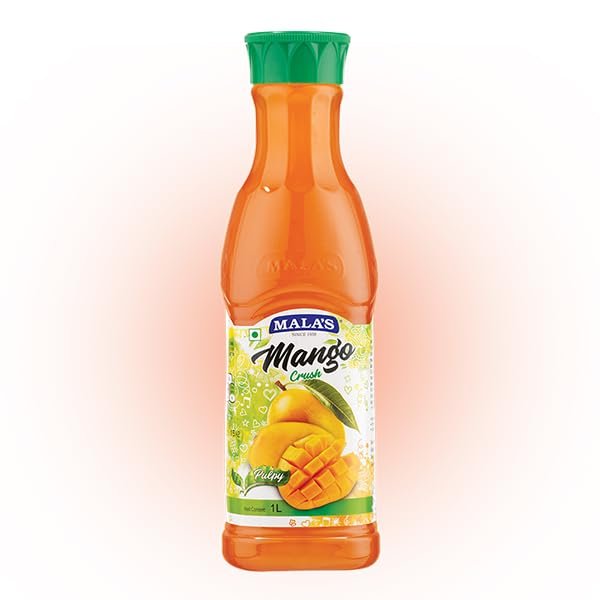 Bakers King Malas Fruit Crush Syrup for Cake Mango (750ml, Pack of 1)