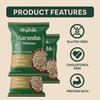 Bhumiik Aarambh Makhana, Premium Fox Nuts, Gluten-Free Protein-Rich Snack, Size 5 Suta, 200g Pack, Cholesterol Free, Natural White view 3
