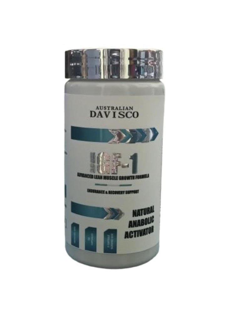 AUSTRALIAN DAVISCO (IGF-1) Muscle Building Supplement, 60 Capsules, Mass Gainer (60 Capusle, GHRP-6)