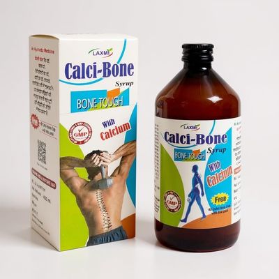 LAXMI Calcibone Ayurvedic Joint Health Syrup 200ml (Pack of 2) | Natural Remedy for Arthritis, Joint Pain & Knee Pain Relief | Bone Strength & Mobility Support Tonic