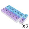 BNF2x14 Slots 7 Day Pill Storage Box Weekly Medicine Organizer AM/PM Travel Case|Health & Beauty | Health Care | Pill Boxes, Pill Cases view 2