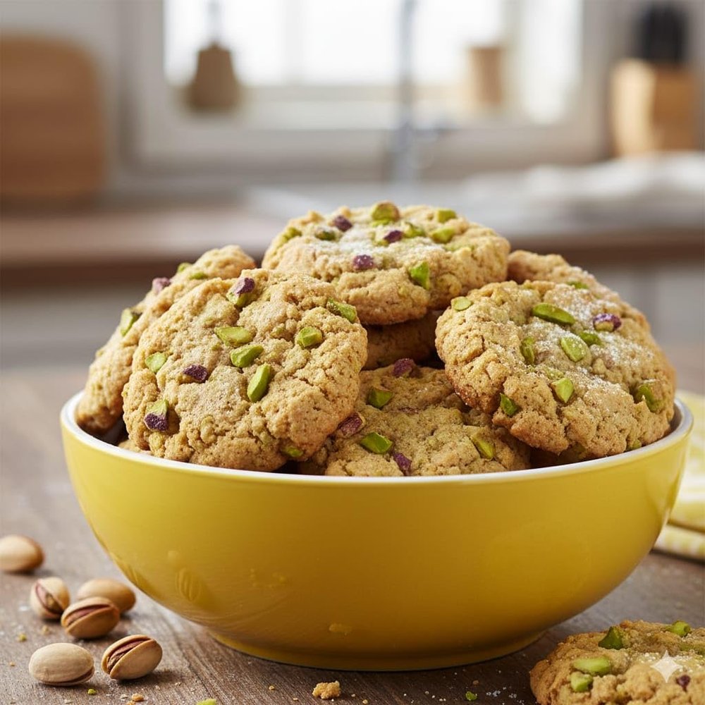 Baker Martin Original Pista Butter Cookies  Pure Butter, No Palm Oil, Zero Trans Fat  Soft Baked, Natural Sugar, No Preservatives  Healthy Snack for All Ages  500g