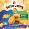 Baker Martin Original Pista Butter Cookies  Pure Butter, No Palm Oil, Zero Trans Fat  Soft Baked, Natural Sugar, No Preservatives  Healthy Snack for All Ages  500g view 3