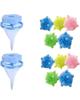2 Pcs Washing Machine Floating Lint Mesh Bags And 10 Pcs Reusable Laundry Dryer Balls Set- Hair Catcher, Lint Trap, And Eco-Friendly Dryer Balls (Style 1) view 1