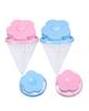 2 Pcs Washing Machine Floating Lint Mesh Bags And 10 Pcs Reusable Laundry Dryer Balls Set- Hair Catcher, Lint Trap, And Eco-Friendly Dryer Balls (Style 1) view 2