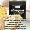 Biotic Natural Pineapple Powder for Drink Juice, Cake Flavour | Spray Dried Pineapple Fruit Powder 100gm view 4