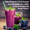 Biotic Natural Spray Dried Blueberry Powder for Milkshake Juice Cake - Blue Berry Powder Organic without Sugar - Fruit Powders for Drink 100gm view 3
