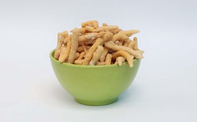 CRUNCHIZZ MADHURASEVA I Sweet Sev, Crunchy, Authentic Kerala Snack I No Artificial Additives I Perfect Tea-Time Bites I Pack of One (300 Grams)