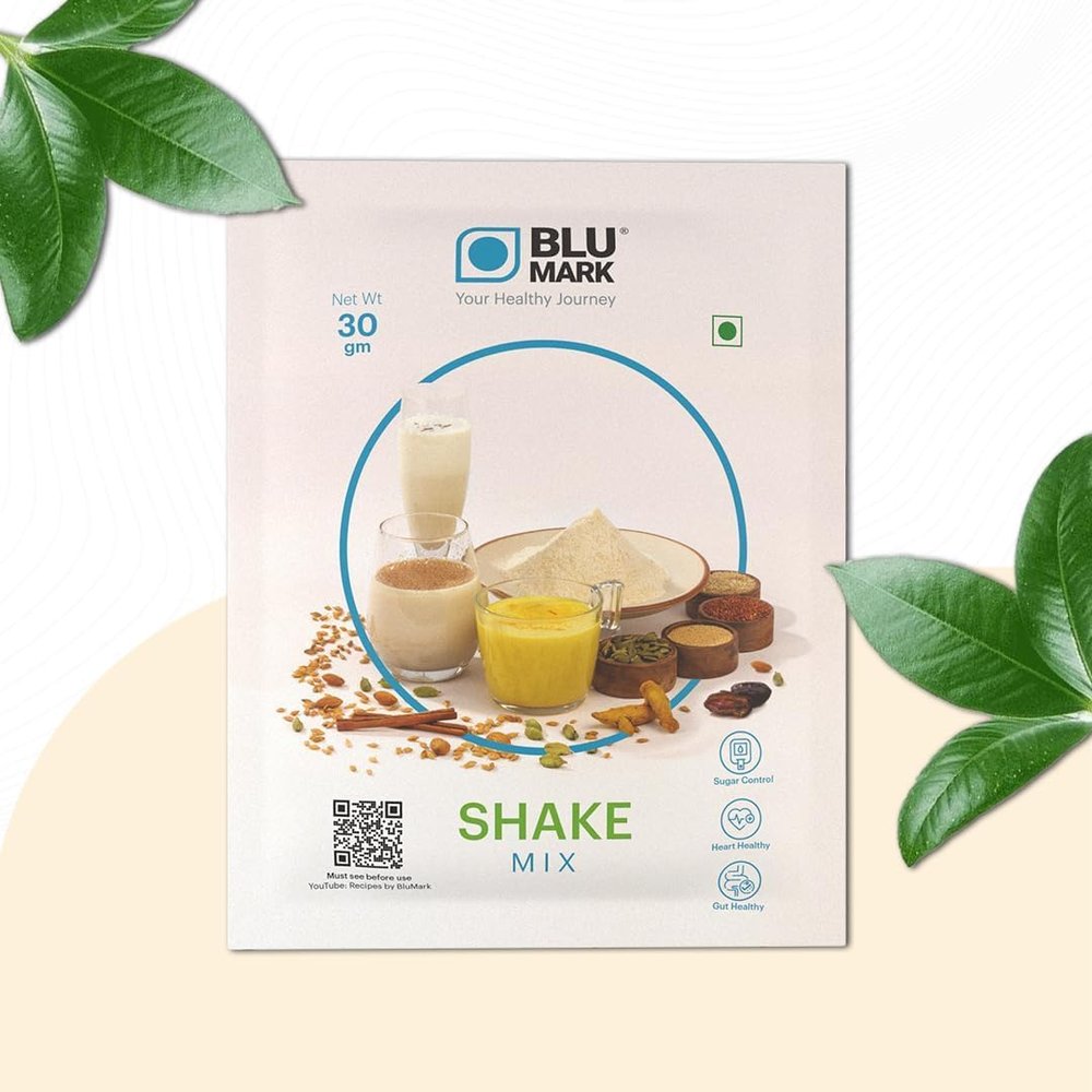 BLUMARK Chocolate Shake Drink for Health & Wholesome Nutrition Shake Natural Ingredients, Protein-Rich, Gluten-Free, Daily Nutrition Use