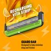 Bombay Shaving Company Vita Charge 3 Razor and Turmeric Shaving Foam Combo | Shaving Razor for Men | Vitamin E Infused Lubra Strip | | Pivot Head for Smooth Glide view 3