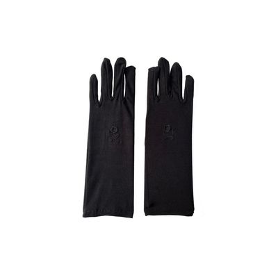 Muslim Women Hand Gloves  Modest Full-Hand Gloves Set for Women | Soft, Comfortable & Breathable Hijab Gloves for Islamic Prayer, Abaya & Daily Modest Wear (1, Black, Half hand)