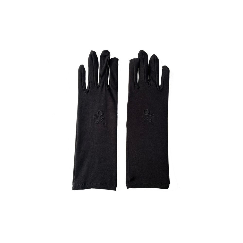 Muslim Women Hand Gloves  Modest Full-Hand Gloves Set for Women | Soft, Comfortable & Breathable Hijab Gloves for Islamic Prayer, Abaya & Daily Modest Wear (1, Black, Half hand)