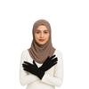 Muslim Women Hand Gloves  Modest Full-Hand Gloves Set for Women | Soft, Comfortable & Breathable Hijab Gloves for Islamic Prayer, Abaya & Daily Modest Wear (1, Black, Half hand) view 2