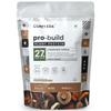 Cureveda Pro-Build Plant Protein Powder | 27g Vegan Protein + 6 Mushrooms | 5.1g BCAA & Digestive Enzymes | Cordyceps, Lions Mane, Reishi, Chaga, Shiitake, Turkey Tail | Chocolate | 500g view 1