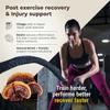 Cureveda Pro-Build Plant Protein Powder | 27g Vegan Protein + 6 Mushrooms | 5.1g BCAA & Digestive Enzymes | Cordyceps, Lions Mane, Reishi, Chaga, Shiitake, Turkey Tail | Chocolate | 500g view 4
