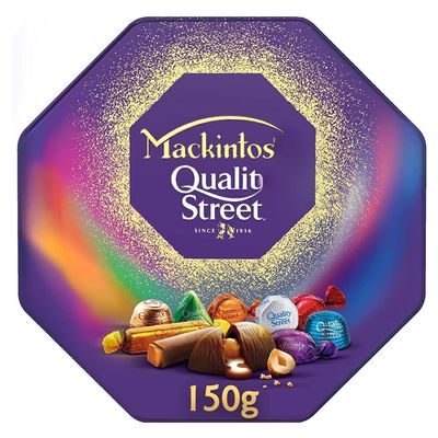 Mackintosh Quality Street Assorted Milk and Dark Chocolates and Toffees Tub 150g (Imported)