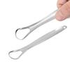Gleamity Stainless Steel Tongue Scraper Tongue Cleaners (1Pc with Metal Case) view 1