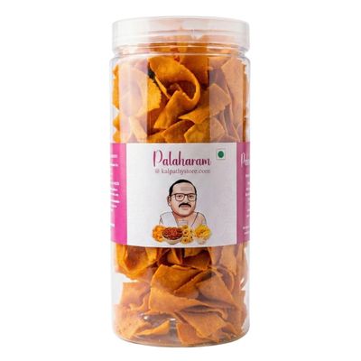 KalpathyStore Beetroot Pakkavada | Kerala Style Ribbon Snack | Crispy South Indian Palaharam | Preservative Free | 150g PET Jar