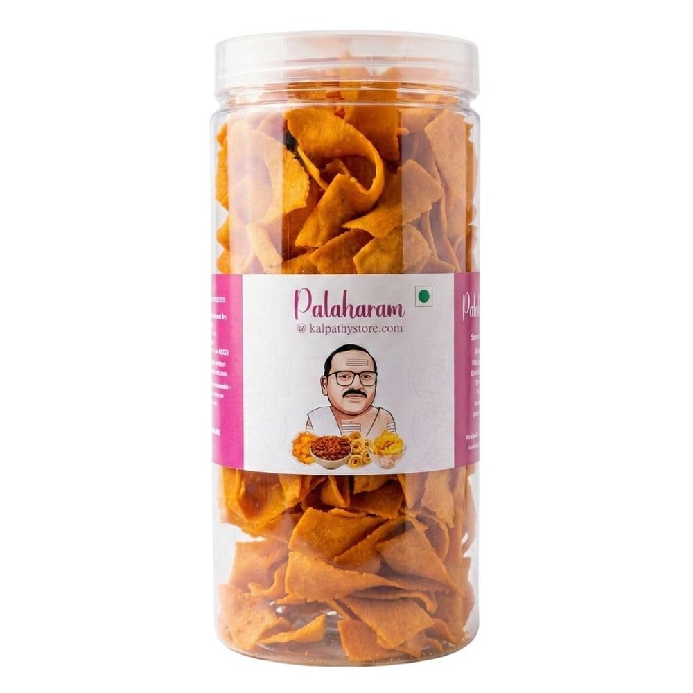 KalpathyStore Beetroot Pakkavada | Kerala Style Ribbon Snack | Crispy South Indian Palaharam | Preservative Free | 150g PET Jar