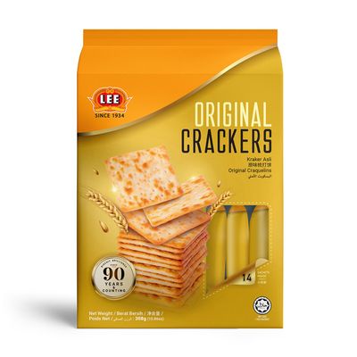 Lee Cracker Original 308g | Crunchy Crackers | Delicious Snack for All Ages | Perfect for Tea Time & Parties