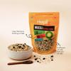 Hapli Earth 6 Millet Muesli 250g | No Added Sugar | High Protein & High Fiber | Preservative-Free | Diabetic-Friendly Breakfast Cereal | Clean Label | Pack of 1 view 3