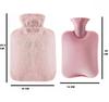 AARSH Hot Water Bag with Soft Cover 1000 ML | Hot Water Bags for Pain Relief,Period Cramps | Ideal for Neck,Hand Feet and Shoulder,Menstrual,Hot and Cold Compress [ 1 Liter PINK COLOUR ] view 2