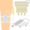 1 Urine Leg Bag 800ml | 7 External Male Catcher Urinal Male ((X Large 35MM) (7+1 Kit)) view 1