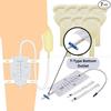 1 Urine Leg Bag 800ml | 7 External Male Catcher Urinal Male ((Medium 25MM) (7+1 Kit)) view 3