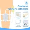 1 Urine Leg Bag 800ml | 7 External Male Catcher Urinal Male ((Large 30MM) (7+1 Kit)) view 4