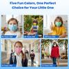 C-Cure Meltblown Fabric Kids 3 Ply Disposable Face Mask with Nose Clip for Boys & Girls, Suitable for Children Aged 5 to 12 Years for Unisex (Blue, Pack of 100) view 2