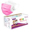 C-Cure Meltblown Fabric Kids 3 Ply Disposable Face Mask with Nose Clip for Boys & Girls, Suitable for Children Aged 5 to 12 Years for Unisex (Pink, Pack of 50) view 1