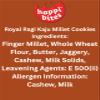 HappiBites Royal Millet Cookies Combo | Ragi Kaju & Jowar Kaju | Healthy Butter Cookies with Cashew & Jaggery | Zero Maida, Zero Refined Sugar or No Palm Oil | Nutritious Snack (2 x 150g) view 4